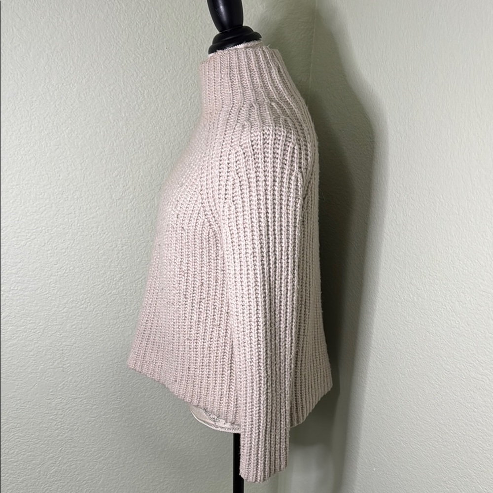 Theory Cream Cashmere Wool Sweater - Picture 2 of 6